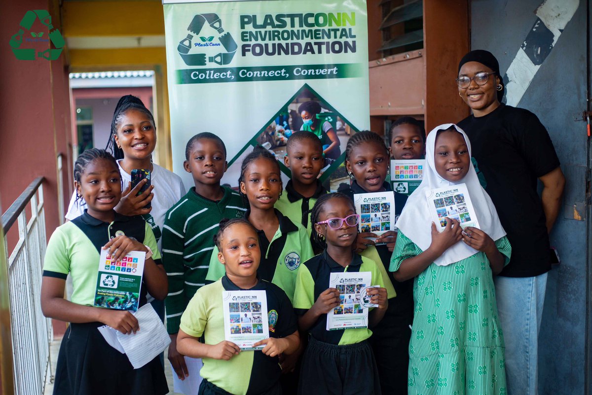Plasticonn's tweet photo. 🌍 Plasticonn Environmental Foundation x University of Lagos Staff School: Inspiring the Next Generation of Environmental Changemakers ♻️

Collect. Connect. Convert.
#geospatialeducation #itugcylp #itu #sustainability #sdggoals https://t.co/MfWL8D2lfX