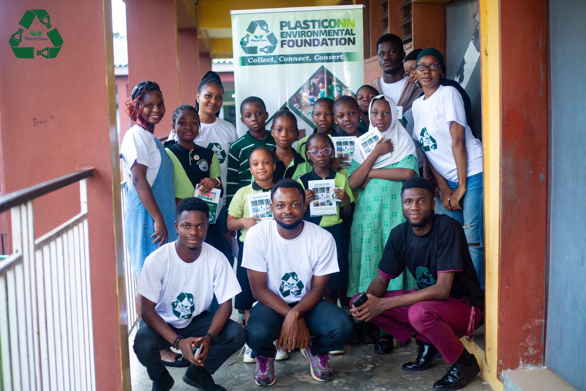 Plasticonn's tweet photo. 🌍 Plasticonn Environmental Foundation x University of Lagos Staff School: Inspiring the Next Generation of Environmental Changemakers ♻️

Collect. Connect. Convert.
#geospatialeducation #itugcylp #itu #sustainability #sdggoals https://t.co/MfWL8D2lfX