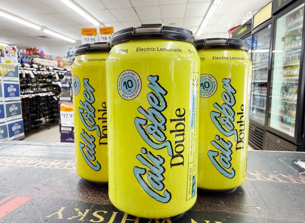 MarysLiquor's tweet photo. Cali Sober Electric Lemonade is a refreshing beverage infused with a hint of lemon and 10mg of THC. Ask us for more info on products like Cali Sober on your next visit!
#calisober #21Plus #electriclemonade https://t.co/6wV3SEUeqK
