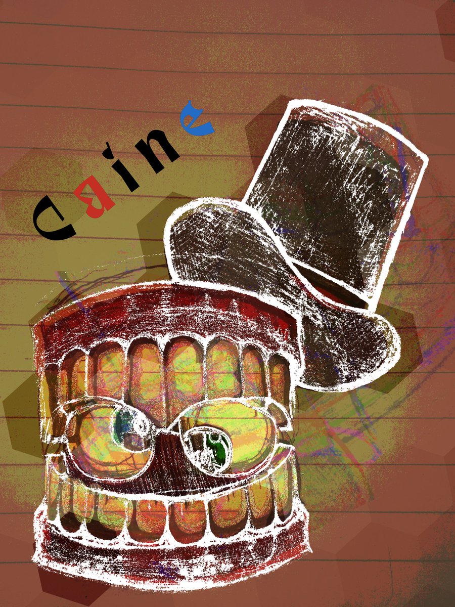 ChanellPurple's tweet photo. Wenas gente. Dejo aca este dibujo despues de un buen rato inactivo. Espero le gusteee (✷‿✷) #caine #digitalcircus #digitalart #fanart https://t.co/ArkQuPNzKQ