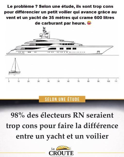 JRenardiere's tweet photo. Après avoir découvert qu’une élue LFI avait osé monter sur un voilier pour profiter de ses vacances, la réactosphère a immédiatement dénoncé « l’hypocrisie écologique de la gauche caviar », persuadés d’avoir démasqué un navire de luxe. 🤣🤣 https://t.co/DNIFMhOdIU
