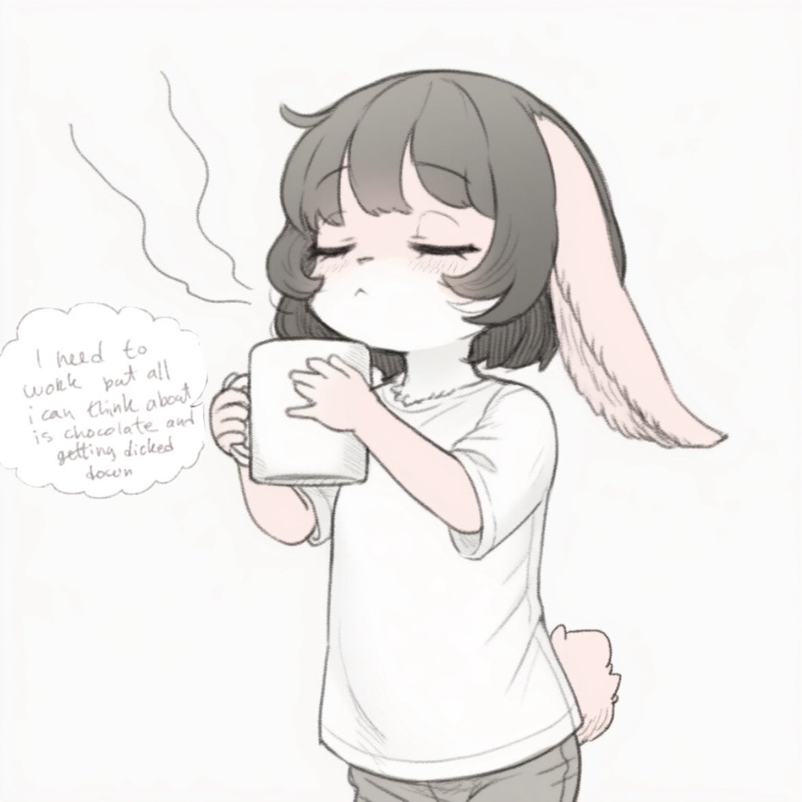 Shgrr_A's tweet photo. Bunny memes 1, and how I genuinely feel right now~ https://t.co/Bm7R78ifaU