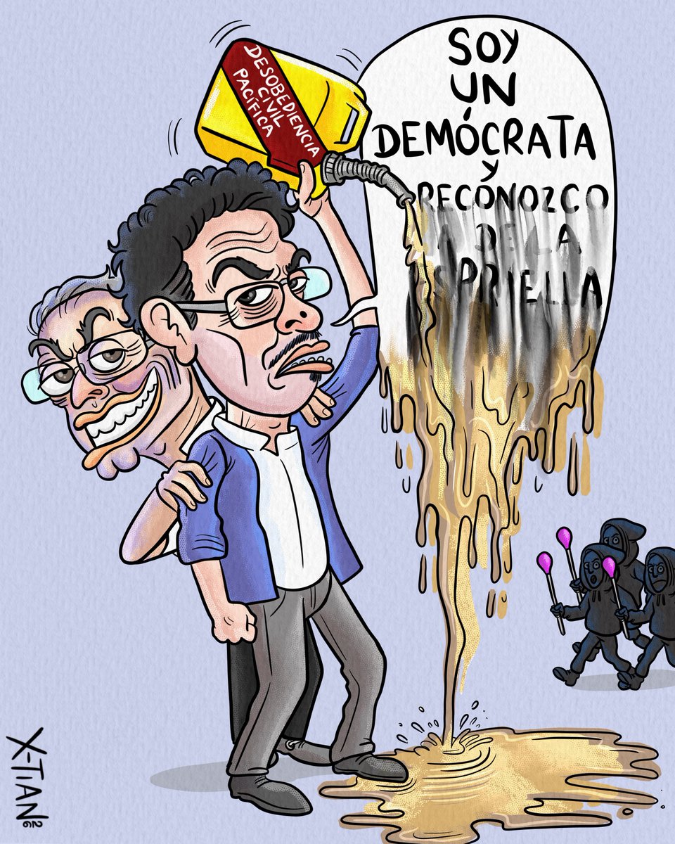 UnCaricaturista's tweet photo. Desobediencia civil. https://t.co/sNi3Hq4kqw