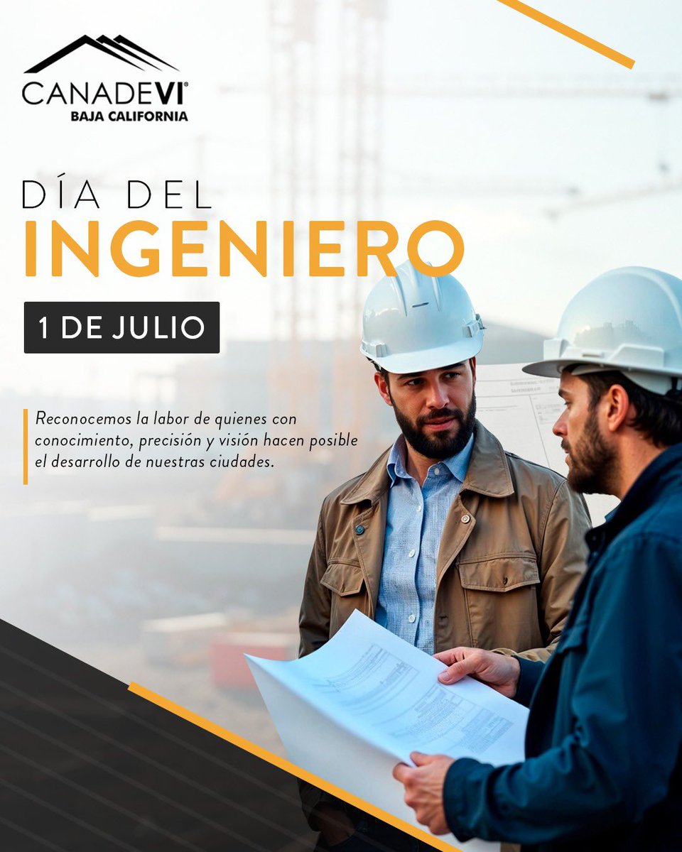 CanadeviBCN's tweet photo. 👷‍♀️👷‍♂️⚙️🏗️

¡Feliz Día del Ingeniero! 🎉

Hoy reconocemos a quienes, con talento, innovación y compromiso, transforman ideas en grandes proyectos que impulsan el desarrollo de nuestra sociedad.

¡Gracias por construir un mejor futuro con su conocimiento y dedicación! 💙 https://t.co/FBmtcqOmsN