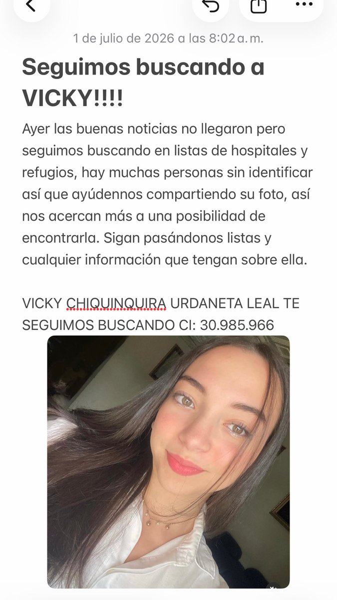 GloriaMud_'s tweet photo. Seguimos buscando a Vicky si alguien la ha visto o tiene información por favor hágannos saber y compartan 😭🙏🏼 https://t.co/dbMwhK5p9z