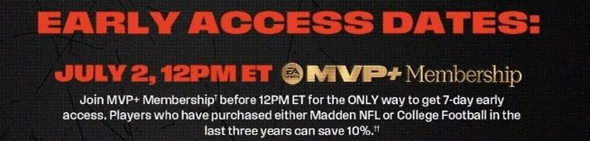 Zirksee's tweet photo. EA Confirmed right here that you NEED TO PURCHASE THE MEMBERSHIP BEFORE NOON EST TOMORROW TO PLAY AT 2PM TOMORROW. So many people are going to try and play at 2pm to realize they bought the wrong thing and will be sitting around for 4 days. CHECK OUT THIS VIDEO BELOW 👇🏻 https://t.co/qXIro8eqF2