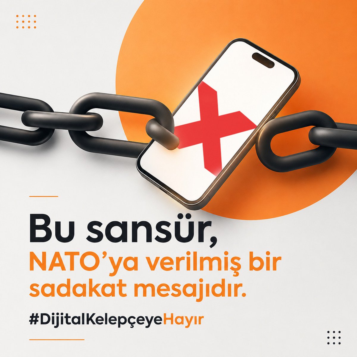 AliKoak1574841's tweet photo. Natodan korktuğunuz kadar keşke Alemlerin Rabbi olan Allah'tan korksaydınız #DijitalKelepçeyeHayır https://t.co/iXigQb9h77