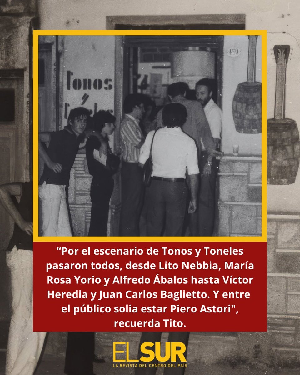 ElSurrevista's tweet photo. Entre anécdotas de inspectores armados, empanadas para perros campeones y el crecimiento de artistas fundamentales, Tito Acevedo reconstruye la memoria de un boliche que, más que una efeméride, fue un modo de amucharse contra el espanto. https://t.co/fefy3w19LS