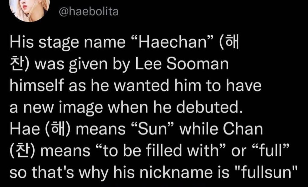 hyuck4ever's tweet photo. and happy 10 years to the name haechan which holds a lot of meaning for both us and him <3 so proud of our artist. hope i get to be a haechan fan for a long, long time 🫂🤍 https://t.co/8F35CFPWwH