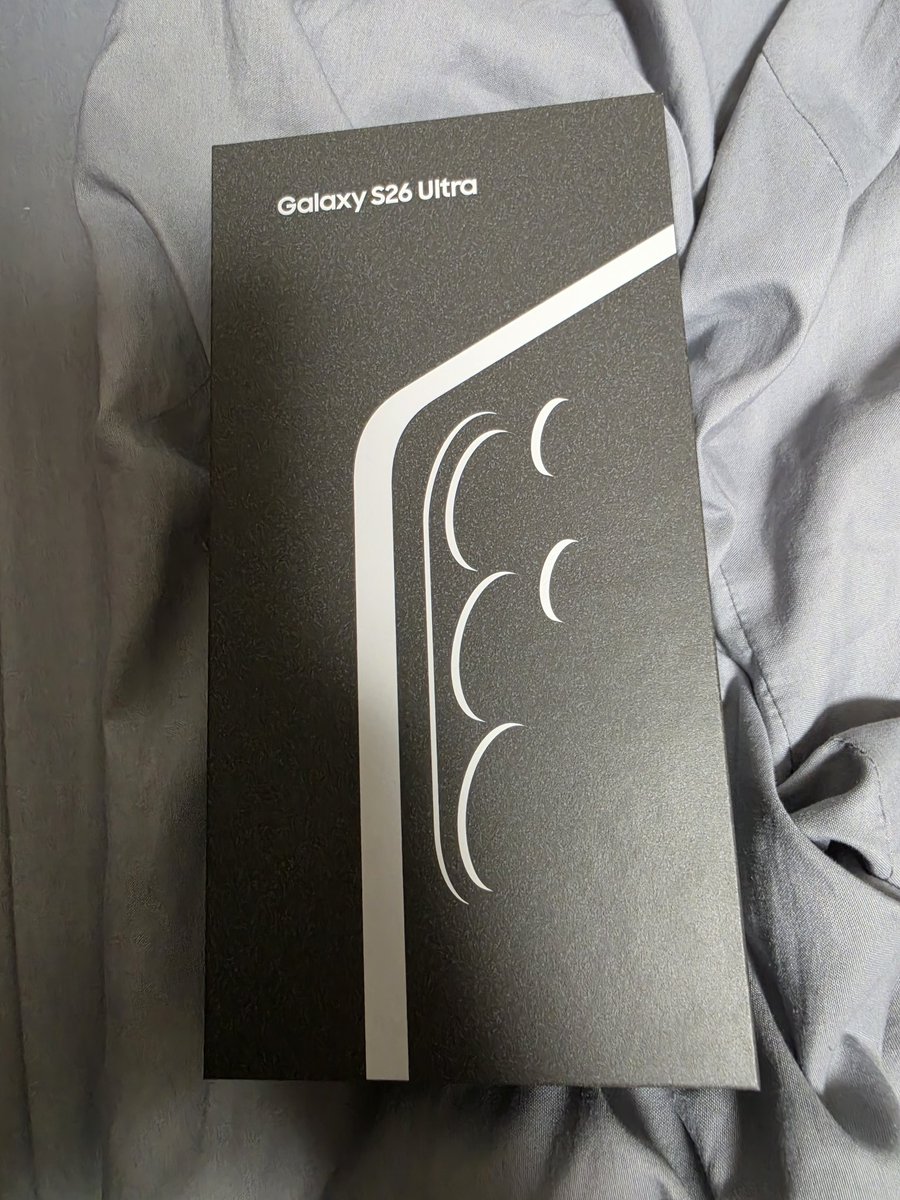 sandaa_VG's tweet photo. iPhoneとおさらばしてGALAXY S26Ultra購入しました https://t.co/m5Am6hPZFS