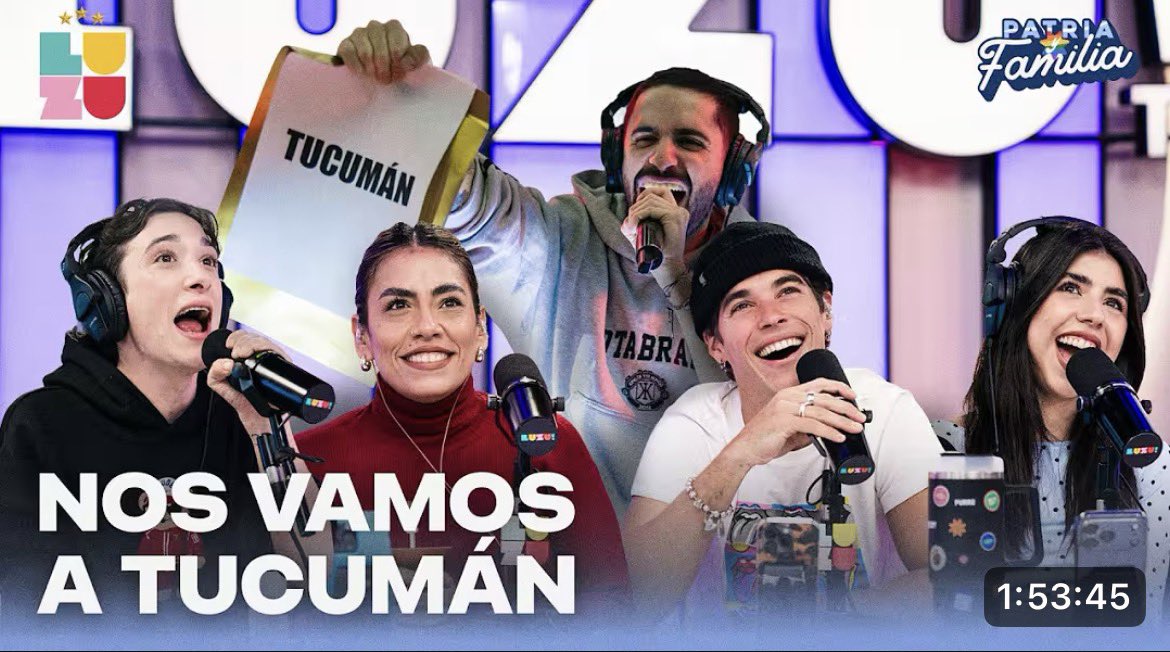 politopj's tweet photo. 🎙️ TOP 5   MARTES 

1️⃣ #NadieDiceNada Luzu TV 223.121
2️⃣ #AntesQueNadie Luzu TV 107.977
3️⃣ #PatriaYFamilia Luzu TV 60.120
4️⃣ #SeriaIncreible OLGA 41.063
5️⃣ #SoñeQueVolaba OLGA 37.936 https://t.co/ftuluukLkl