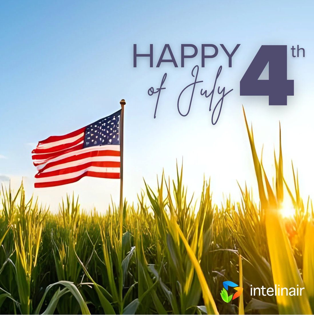 Intelinair's tweet photo. Robyn Heine
Today, we celebrate not just a moment in history, but the enduring spirit of innovation, resilience, and possibility that continues to define America.

Here’s to 250 years of progress.

#July4th #America250 #IndependenceDay https://t.co/y5oBd5eHes