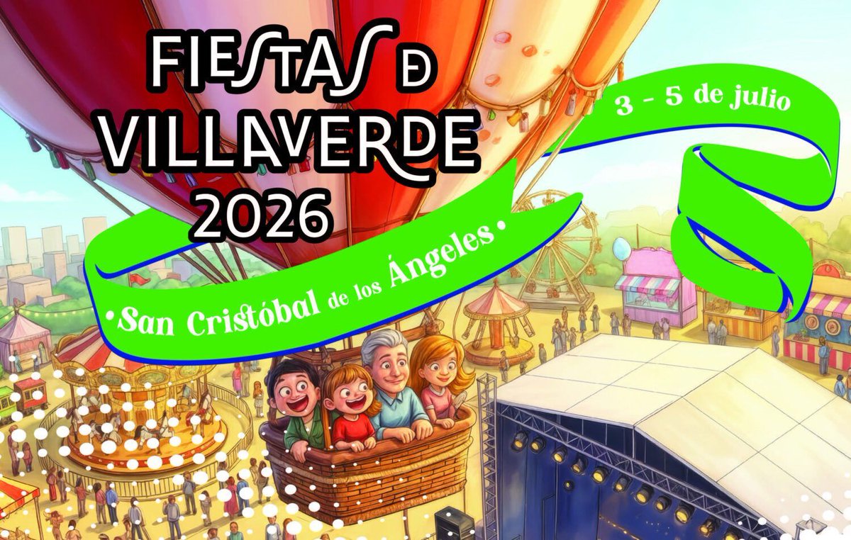 DistritoVillav's tweet photo. Villaverde sigue de celebración con las Fiestas de San Cristóbal de los Ángeles. La Junta Municipal y la Comisión de Festejos de San Cristóbal han organizado un programa lleno de cultura y actividades para todos los públicos del 3 al 5 de julio.

https://t.co/F2QtNUfLvA https://t.co/Yh94LHVHsi