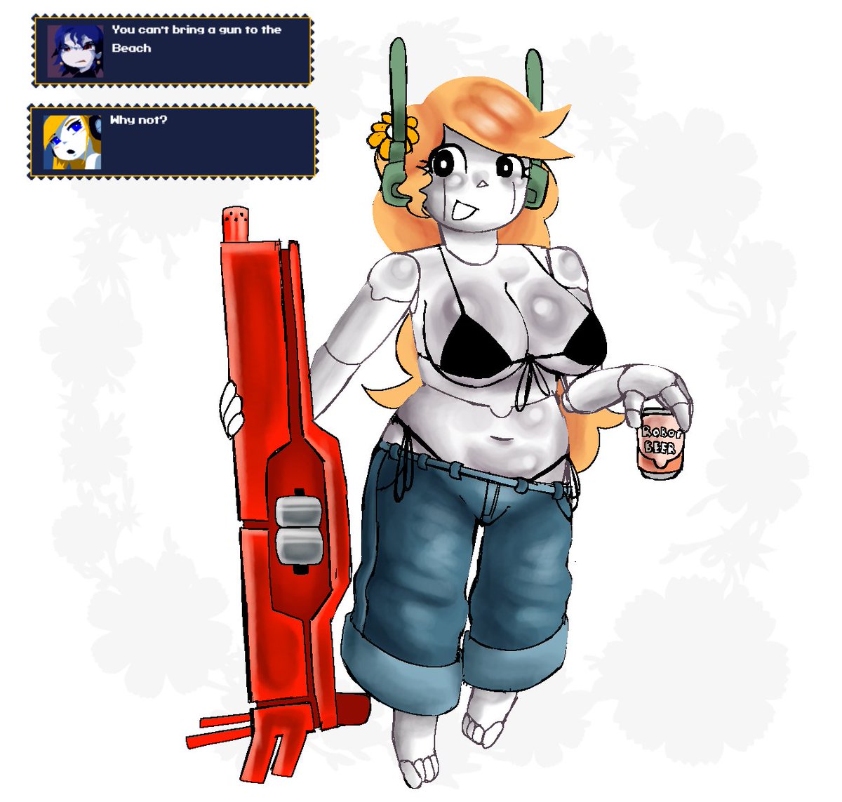 Le_Ratt's tweet photo. I'm a person with free will and i choose to use that free will to draw more Summer Curly

#CaveStory https://t.co/oGWZO4L8Tm