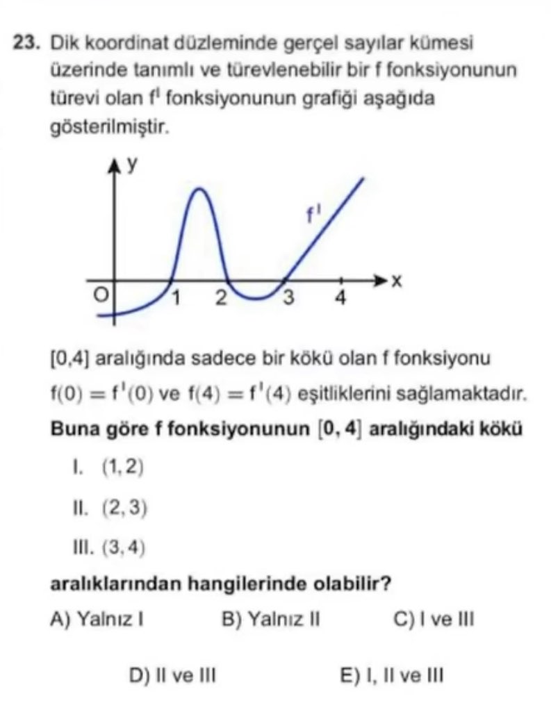 viol84499264's tweet photo. @OSYMbaskanligi @YuksekogretimK 
@tcmeb @ProfDrHulagu 
2026 YKS-AYT matematik testinde yer alan ve kamuoyunda tartışmaya neden olan 23. sorusunun değerlendirme sürecinin yeniden incelenmesini talep ediyorum. Söz konusu soru ÖSYM'nin sınav kurulu için bile yoruma açık olduğu için cevabı değiştirildi. Bu yüzden öğrenciler tarafından doğru yorumlanma ihtimali çok azdır. Bu nedenle sorunun iptal edilmesinin öğrenciler için daha adaletli olacağını düşünüyorum. Gereğinin yapılması için saygılarımla arz ederim.