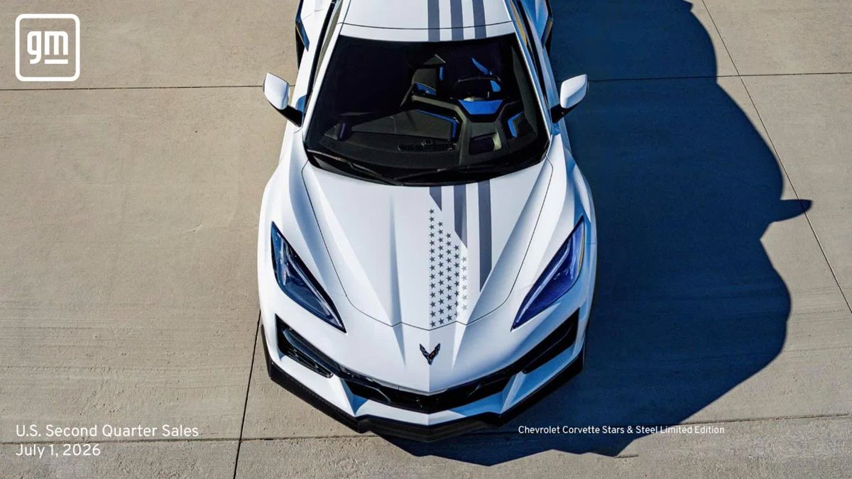 CorvetteBlogger's tweet photo. General Motors Delivers 7,182 New Corvettes During 2nd Quarter 2026 https://t.co/AKjrDPOK2x #Corvette #GMSales https://t.co/caUxr58SV8