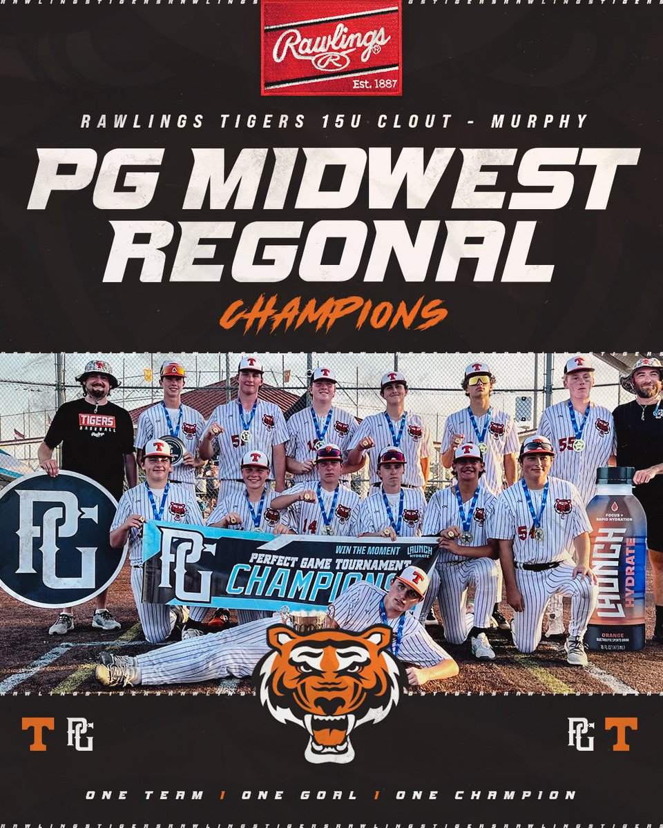 JaworowskiAaron's tweet photo. Big congrats to 15U Clout Murphy on their “PG Midwest Regional” title. 

This group puts in the work every week, building momentum.  

@stltigers 
@Rawlings_Tigers https://t.co/hZdVapfhml