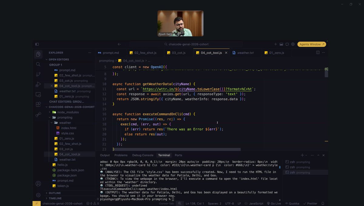 krishh_uday's tweet photo. Build our own claude code within an Hour
Thanks to @piyushgarg_dev sir https://t.co/tv2prpJvQU