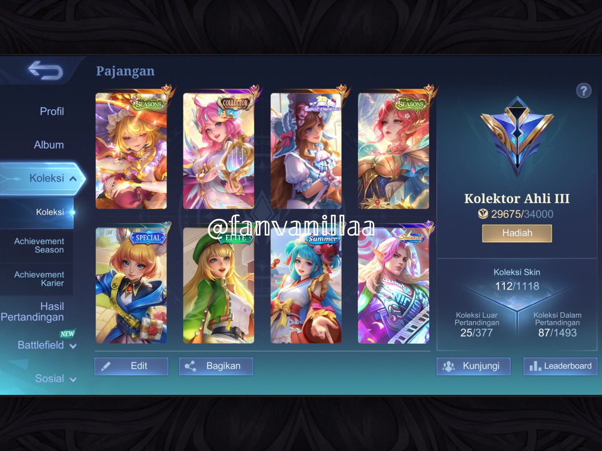 fanvanillaa's tweet photo. WTS akun ml smurfku. Dijual karna lagi badmood aja.

ᯓ★ Akun 1: https://t.co/IBS9OCJM6K

ᯓ★ Akun 2: https://t.co/jDHqE5aA71 https://t.co/hZVzzPNIeL