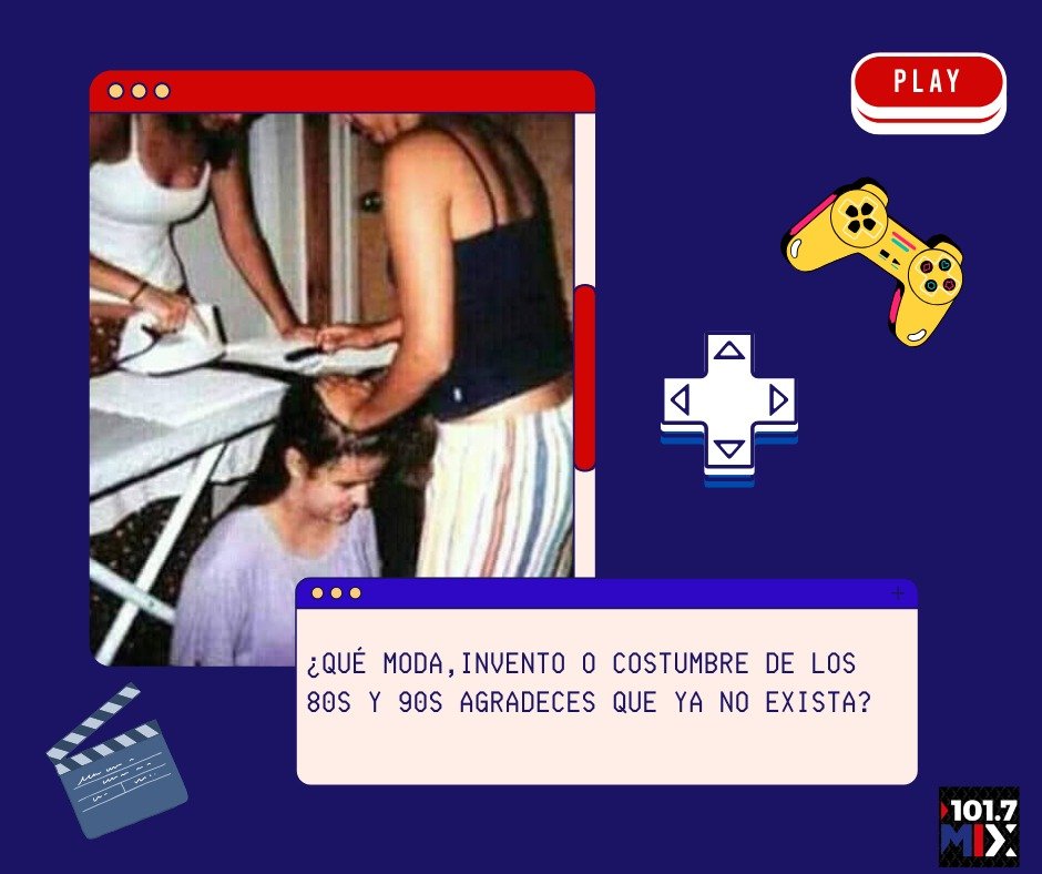 LuOrtegaEnMix's tweet photo. Hello, Mixeeer!!!
Hoy en #miercolesdeshavorocks te pregunto lo siguiente: 

¿Qué moda, invento o costumbre de los 80s y 90s agradeces que ya no exiita?

Te leo en los comentarios Y recuerda que te acompaño hasta las 6 pm a traves de 101.7 @MixMxOficial FM y @iHeartRadio https://t.co/lK7zneZeoo