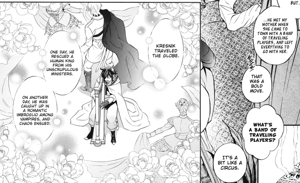 xiaoxingvi's tweet photo. its so bittersweet how much his parental figures shaped him as a person.

his choice to present himself as a doctor was likely inspired by his father.

this arc, he's somewhat taking on the role of his mother.

and with every step along his way, he's becoming only closer to luna. https://t.co/YzFylDZvMZ