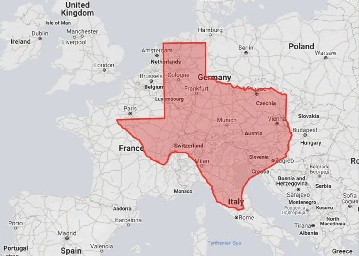 RichOToole's tweet photo. Texas really should be its own country. With its own President. https://t.co/vKgOUhLeJR