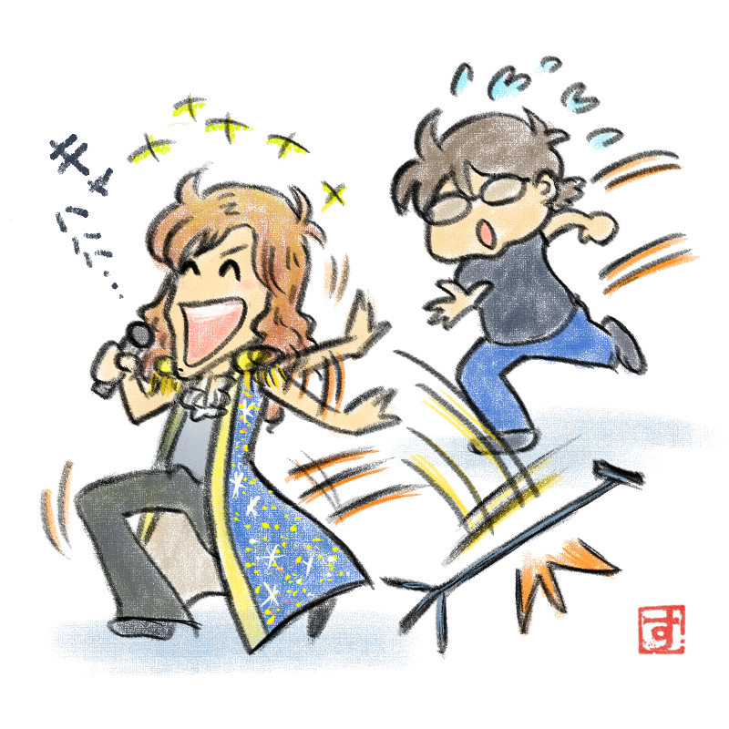 「LIVE日記(THE ALFEE) | Sumiko&amp;#39;s Pla」|すみこのイラスト