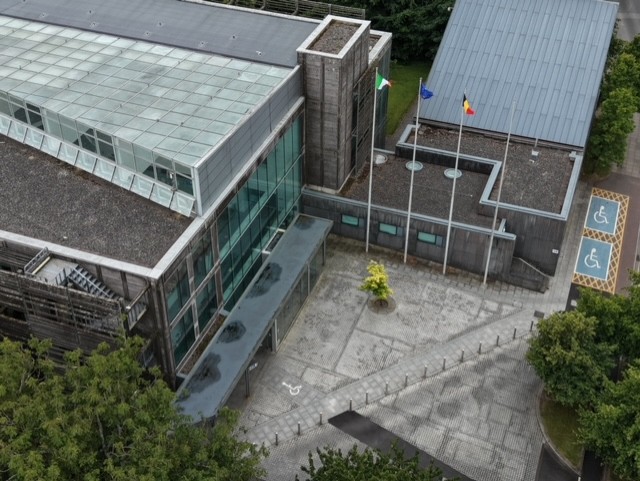 offalycoco's tweet photo. Cathaoirleach Cllr. Declan Harvey joined Elected Members and members of the management team to raise the Irish, European Union and Belgian flags today, marking the commencement of Ireland’s Presidency of the Council of Europe.

I#reland2026EU  #EIRE2026EU #Offaly https://t.co/mF3kOMMp8S