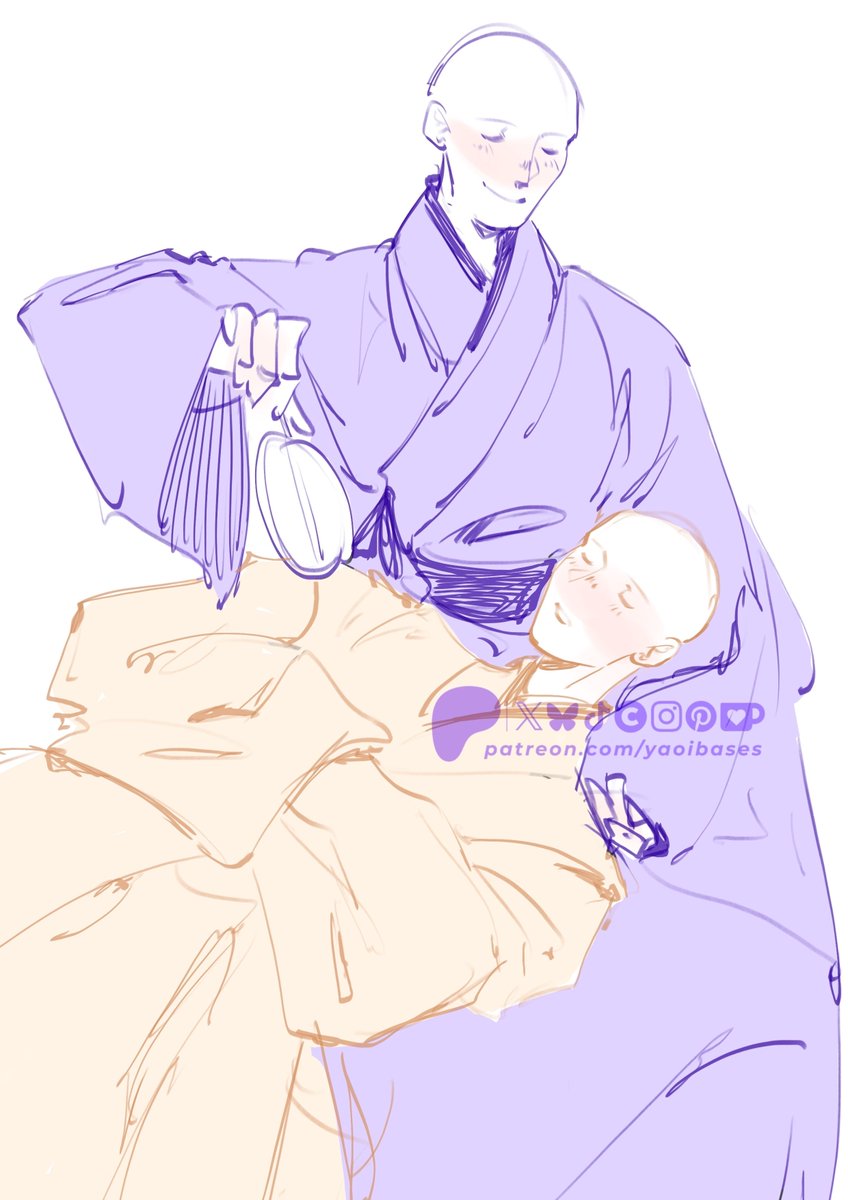 yaoibases's tweet photo. New poses in Japanese clothing! Perfect for those of you with self inserts or ships for the animanga world 💜💛
NSFW variants up on Ptrn!
Who will you draw this time? https://t.co/skbHyxLwKG