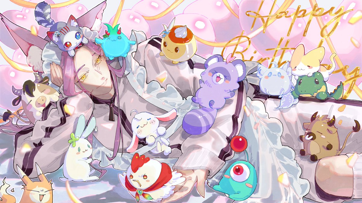 FOX07020's tweet photo. 又老了一歲 
不知道從什麼時候開始 生日好像不再只是開心能慶祝的日子 而是會感受到肩上的責任和壓力又多了一些 
生活有時候真的很累 各種事情壓得人喘不過氣 但很幸運的是 在這一路上我遇見了大家~  
這張圖裡有著代表著各位的吉祥物~對我而言他們不單只是可愛的代表物 更承載著一段段陪伴與回憶 https://t.co/MlfwRQlmjL