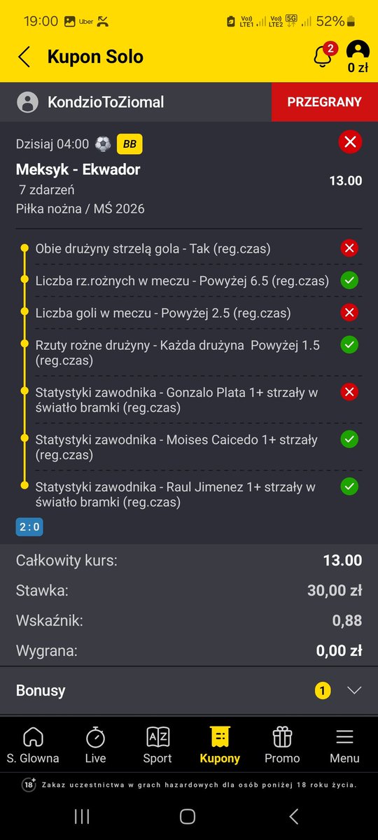 coffeTypuje's tweet photo. @KacperGron99084 Nom prawie 😆 brakło gola Ekwadoru i celnego platy https://t.co/28kPxwvz82