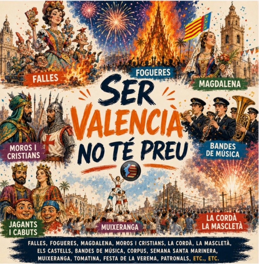 AnVeritas's tweet photo. Vixca Castelló, Alacant, Valéncia i totes les ciutats i pobles del Regne de Valéncia. Més patrimoni i festes juntes en un mateix territori és impossible de vore en tot lo món, per això som el desig i enveja d’atres que ni somien en tindre tanta cultura pròpia. 🤷🏻‍♂️ https://t.co/6RHWBShbat