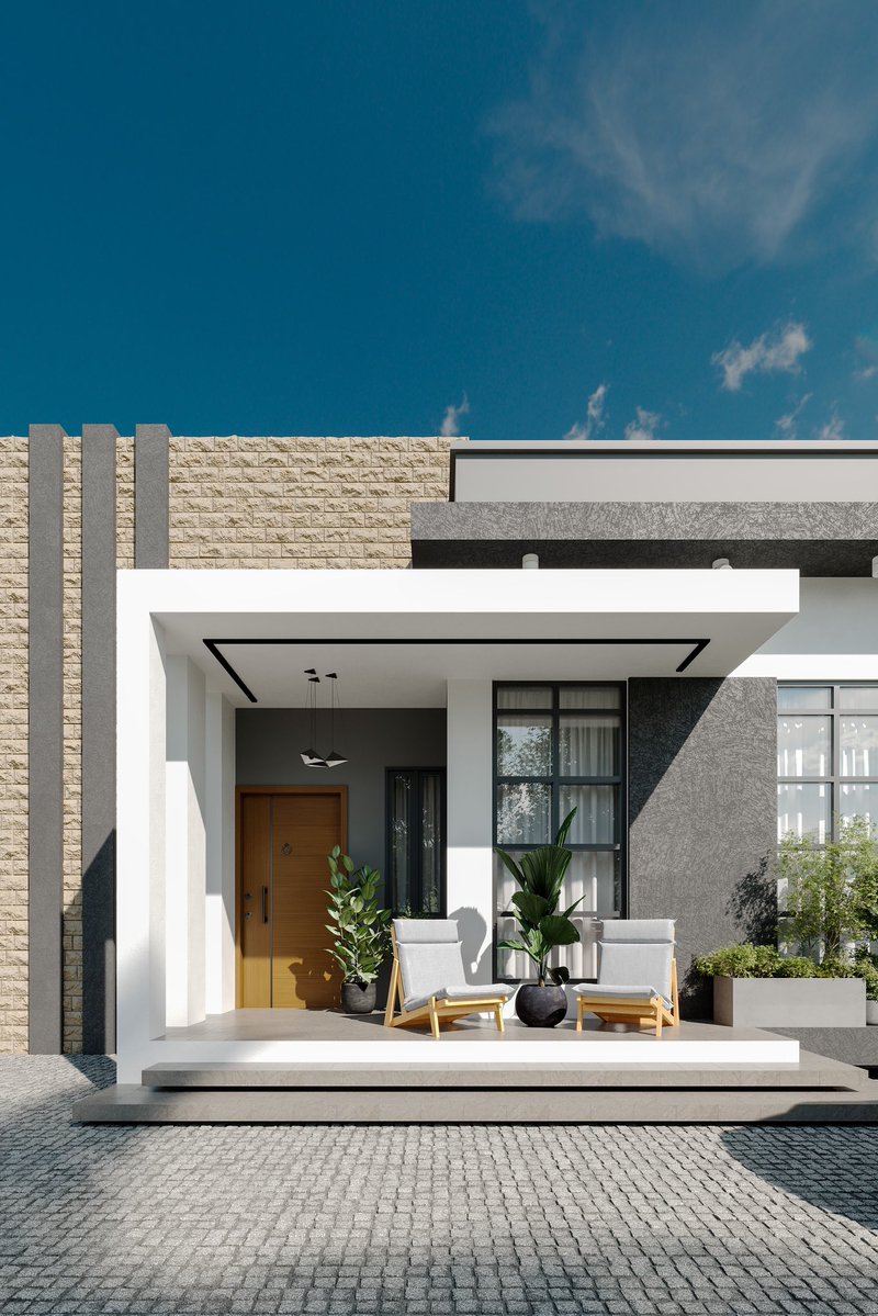 Samuel21rt's tweet photo. Four Bedroom Bungalow 

Ext viz || Archviz from 2025 

Comment, like and share ❤️😊.

Also Dm for collaborations https://t.co/deIq9mDWO2
