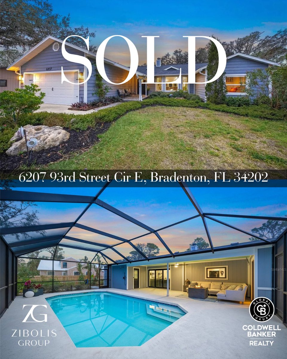 zibolisgroup's tweet photo. 💎 𝐉𝐔𝐒𝐓 𝐒𝐎𝐋𝐃 💎

📍 6207 93rd Street Cir E, Bradenton, FL 34202

💲 $815,000
🛏 3 Bed | 2.5 Bath
📐 2,841 SqFt | 1.26 Acre Lot

 Zibolis Group | Coldwell Banker Global Luxury
📱 941.725.3060
📧 team@zibolisgroup.com
🌐 https://t.co/zv6zGIEfDG https://t.co/rj5I6tqS5t