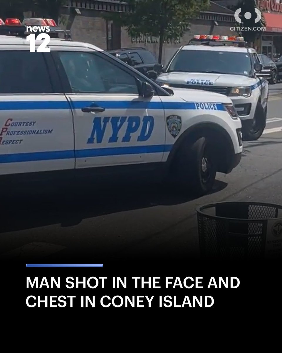 News12BK's tweet photo. FATAL SHOOTING: Police say a man was shot and killed this morning in #ConeyIsland. - https://t.co/E5usvUmJrJ https://t.co/lyMtq921OA