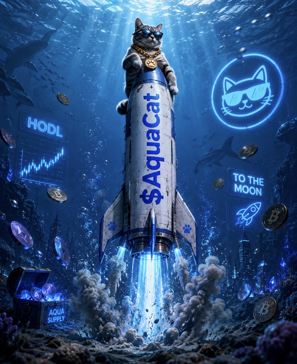 AquaCatCoin's tweet photo. 🚨 $AquaCat Update 🚨

The CA is now live:

CA: H7AkX9MRftmWy9t34Jvp7Cg1SsNTG2bpSH1rzrdkpump

Community is building up.
More updates and information will follow soon across Telegram and X.

Stay tuned. 🐱💧 https://t.co/v29gWm25w6