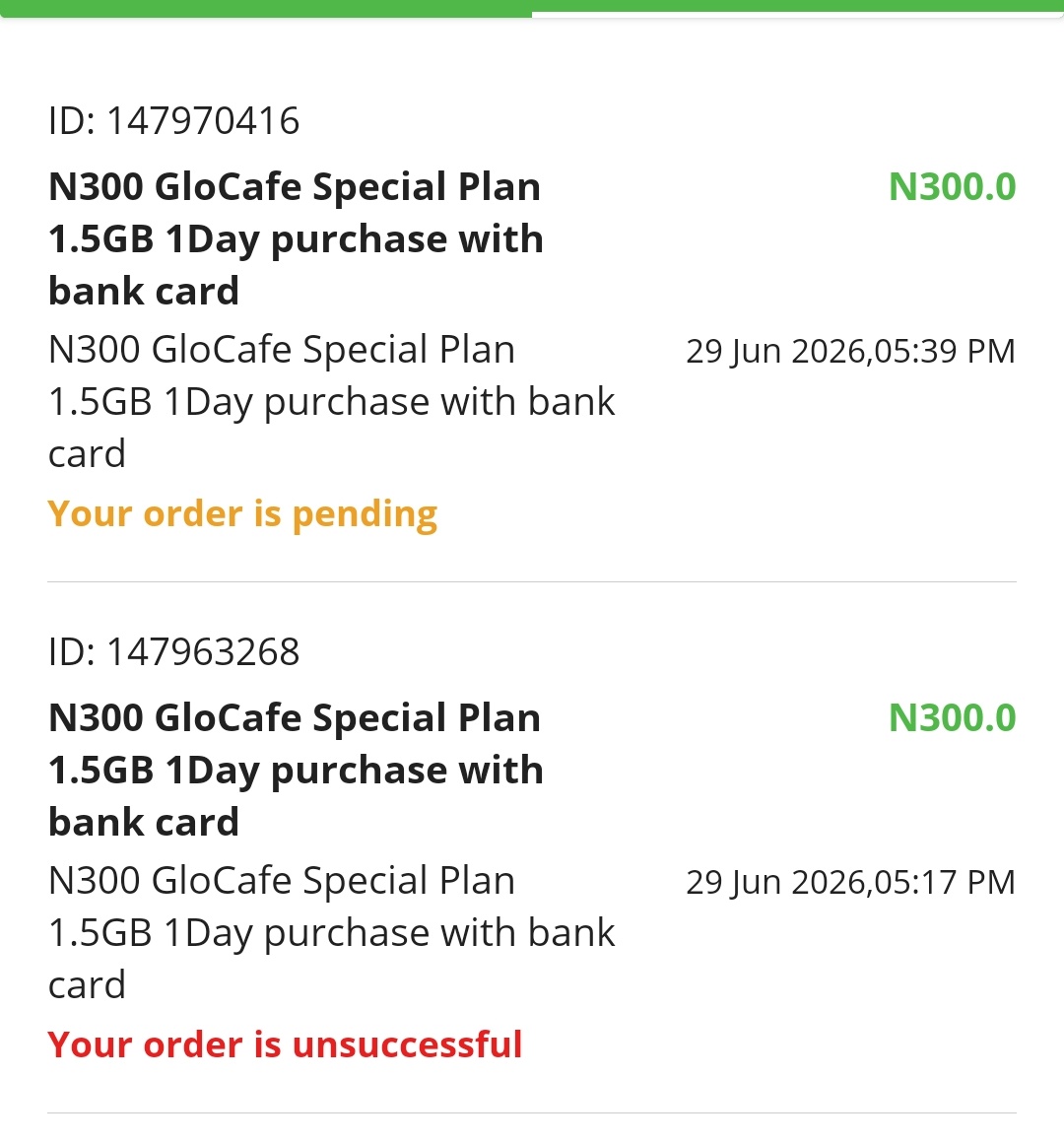NickyXcel30422's tweet photo. @GloWorld @NgComCommission @GloWorld   Hi Glo Team, my data bundle purchase is pending, and I haven't received my data. I've checked the app, and it shows pending. Could you please look into this and credit my account ASAP?  Thanks for your help! https://t.co/BlqGX0WbW2