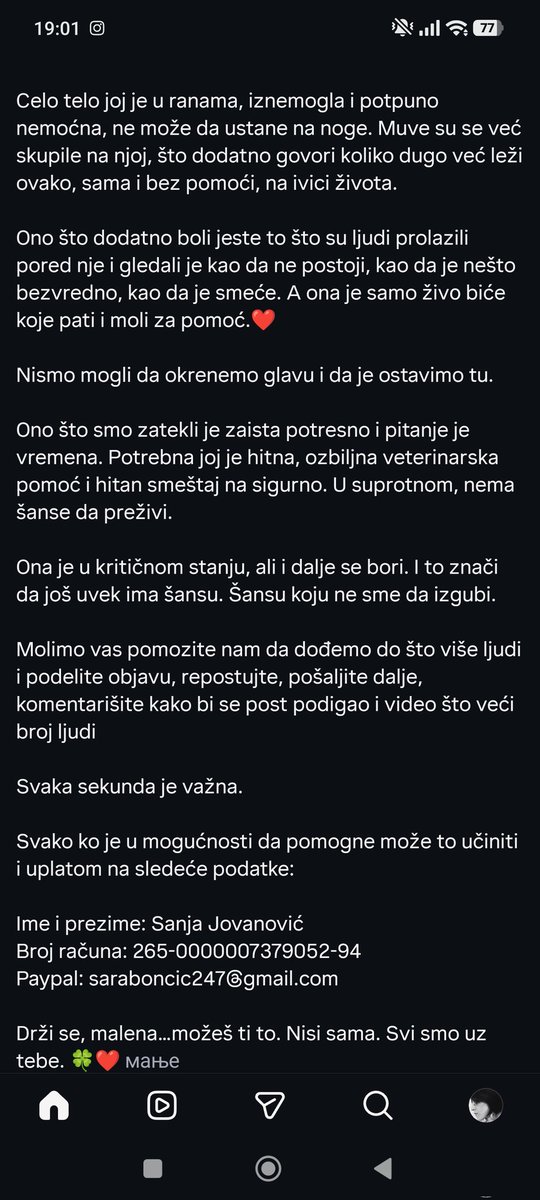 sanjazivi's tweet photo. Hitno potrebna pomoc https://t.co/UHNq5TowkM