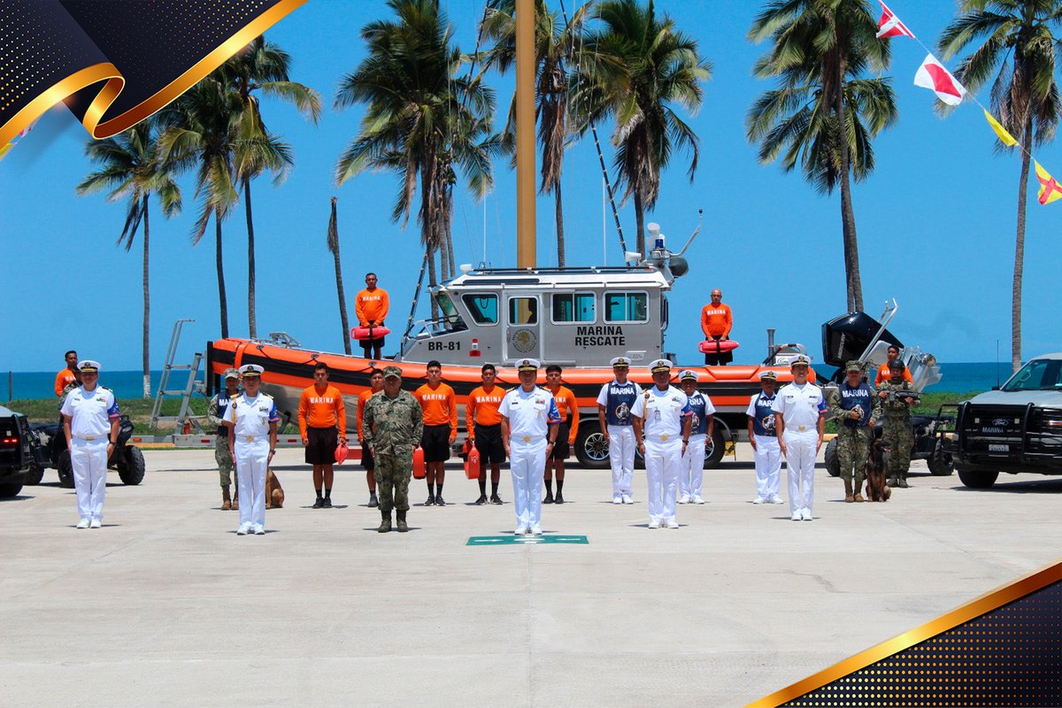 SEMAR_mx's tweet photo. ☀️🌊 Así fue el Banderazo  de la #OperaciónSalvavidas Verano 2026 en Nuestros Mandos Navales. 🔗: https://t.co/DrjF5JAreo https://t.co/UifMmz6360