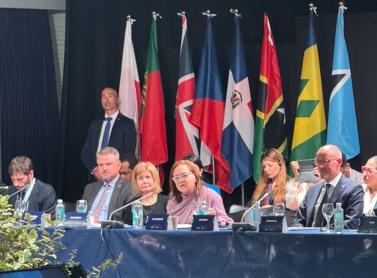 CancillerAleHT's tweet photo. El Salvador demuestra que el cambio es posible cuando existe voluntad y una visión integrada de desarrollo.

En mi intervención en el Diálogo Ministerial OCDE - América Latina y el Caribe, insté a transformar el Programa Regional en un motor de resultados para la próxima década. https://t.co/Ob8QtHaiSs