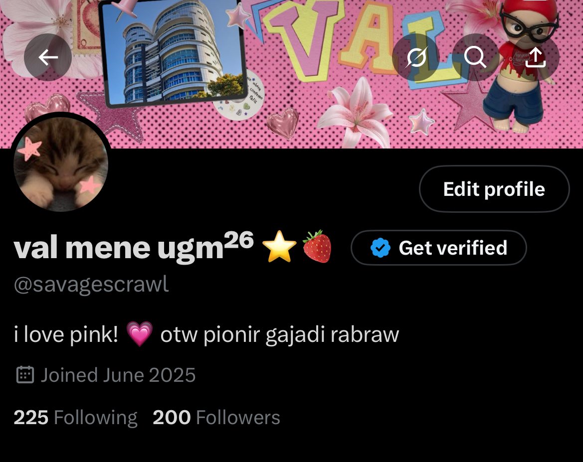 val mene ugm²⁶ ⭐️🍓 tweet media