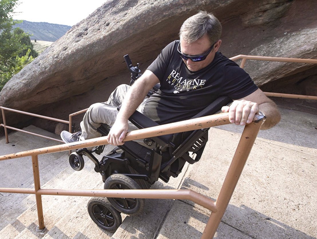 soldierstrong's tweet photo. Stairs? Sand? Snow? No problem. 💪

The iBOT® Personal Mobility Device gives injured veterans freedom to go anywhere. @SoldierStrong is proud to provide this life-changing technology to those who served. 

Learn more → https://t.co/wf0Fvh2jzw  

#Veterans #SoldierStrong https://t.co/ThmcO56Zei
