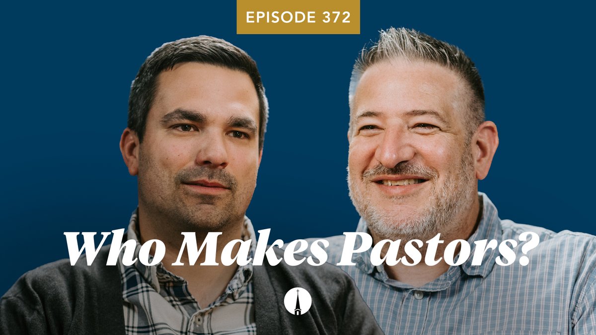 forthechurch's tweet photo. Who shapes pastors?  

In this episode of the For the Church podcast, @jaredcwilson and @RonniKurtz explore how seminary formation and local church life work together to raise up the next generation of faithful leaders. 

Watch it today: https://t.co/dddk39nJ2q https://t.co/runegOo1t1