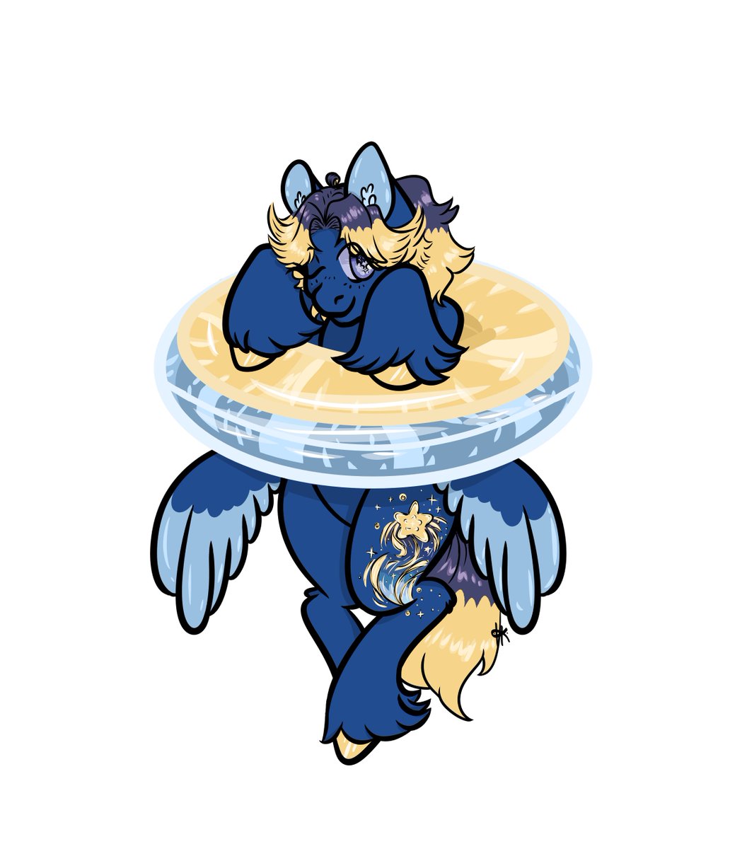 KoifszhArt's tweet photo. It’s Pool Toy Summer!!! 🌊☀️🛟

Come get your pony drawn chillin in a pool toy! ❤️
#YCH #mlp https://t.co/XvxYLSJH7Q