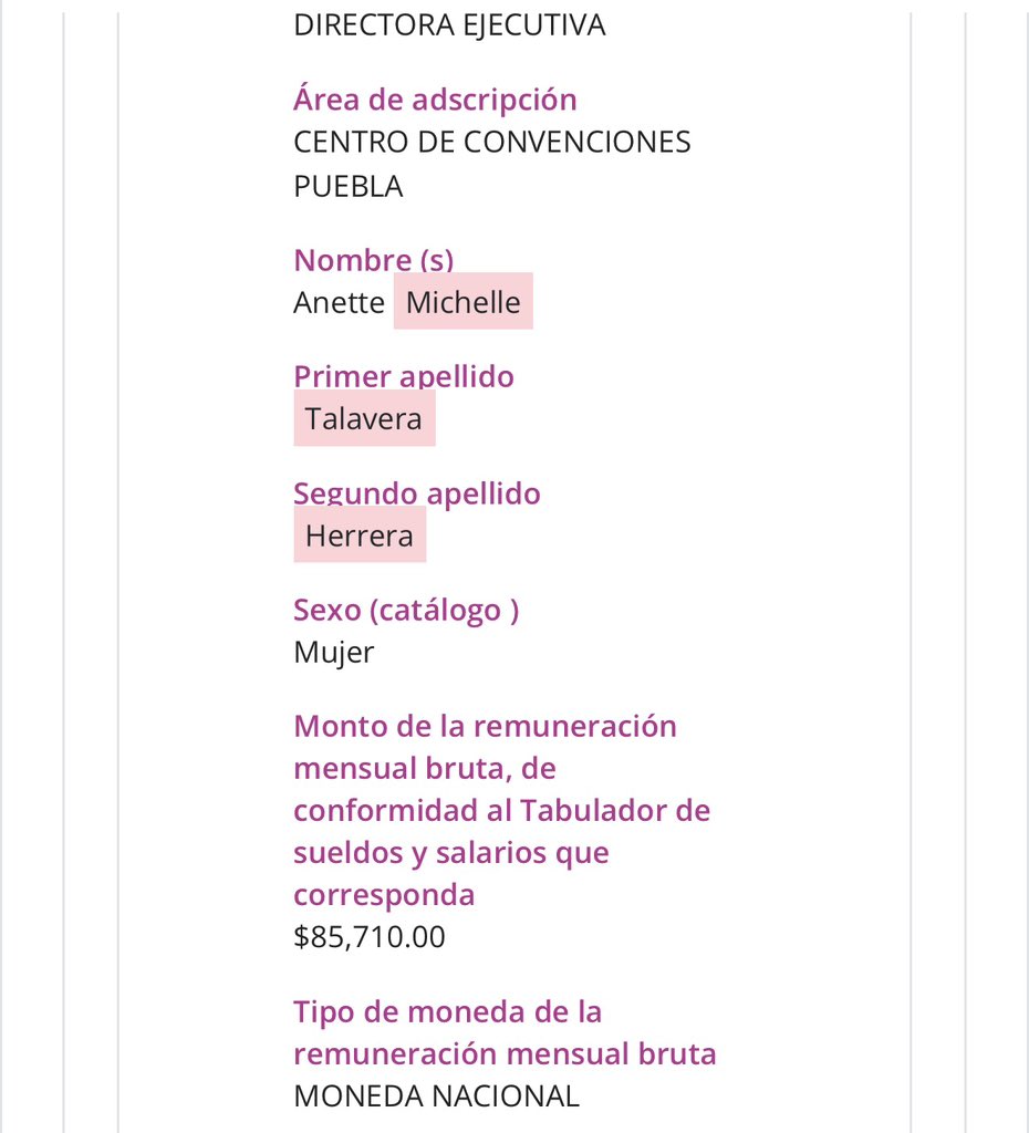 jorgegogdl's tweet photo. La directora de convenciones y parques del gobierno de Puebla, Michelle Talavera. Ganaba 85 mil pesos al mes sin estar titulada, como admitió al poner su título en una publicación en Facebook. No cumplía ni los requisitos mínimos para el puesto. https://t.co/GfnkJBl0Nf