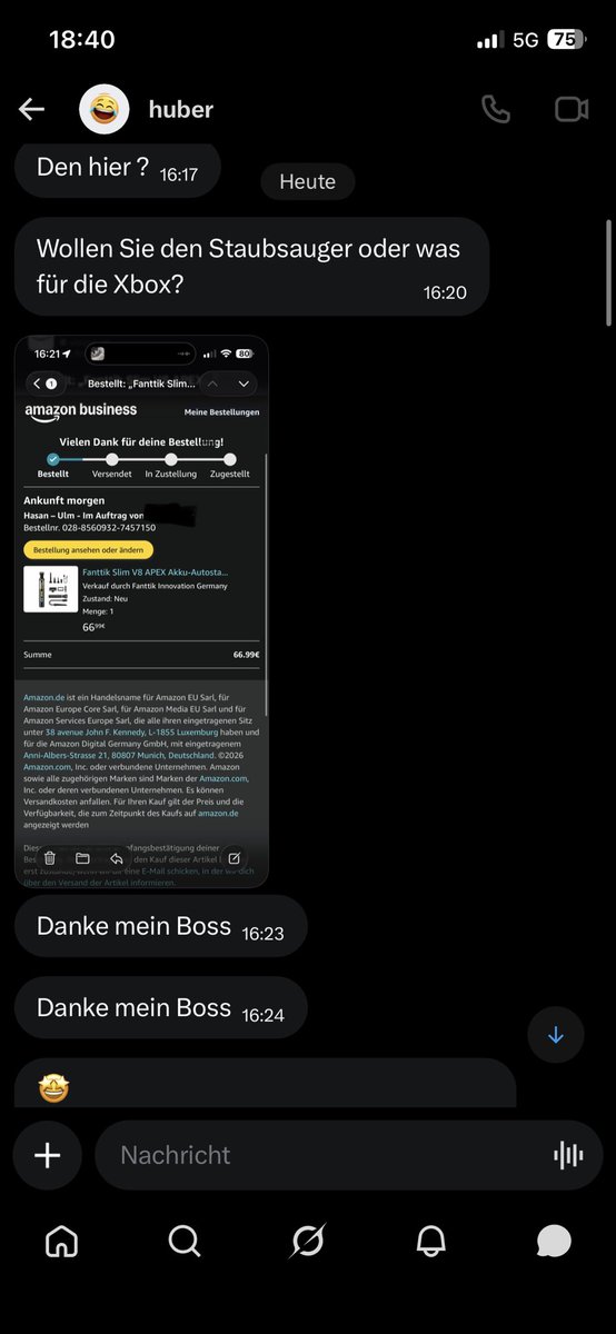 cashmasterhaso's tweet photo. Habe während dem SPACE (Live stream) wieder ganz viele GESCHENKE bekommen🤑

Darunter ein 160€ CONTROLLER 🎮 den der jenige bestellen durfte der mir vor Paar Tagen auch die XBOX für 600€ bestellt hat (sie sollte HEUTE ankommen)

Bin gerade im URLAUB und hab was worauf ich mich FREUEN kann wenn ich wieder komme.

Im anderen POST seht ihr noch MEHR bestellungen💸

Heute ABEND gibt es wieder einen SPACE in dem IHR mir weiter dinge BESTELLTEN dürft. Bis dahin kommen SACHEN zur WISHLIST dazu📦