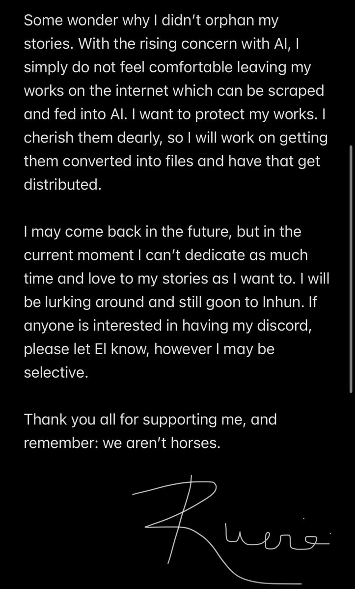 ReyloInhun's tweet photo. Hello everyone! 

Ruereii wanted me to post this on her behalf. Please give it a read! ❤️ https://t.co/F0wNq6FPqa