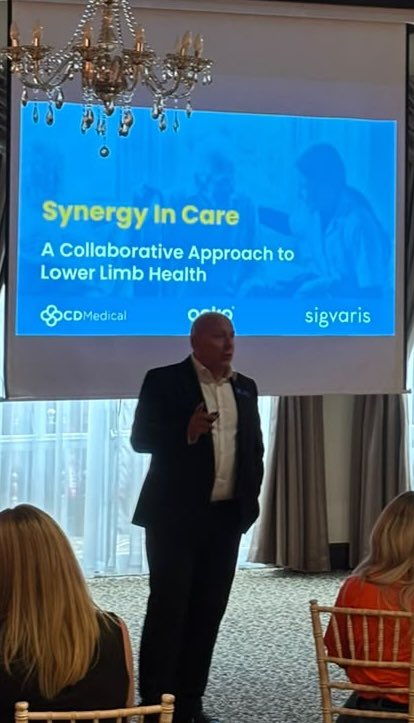 scottcdmedical's tweet photo. Thank you to all the clinicians that by
attended our “synergy in care” event in the Midlands today. #woundcare #lowerlimb #gekodevice #sigvaris #maxiocel #drymax #cinesteam #clinifilm https://t.co/7fqwtkhBD4