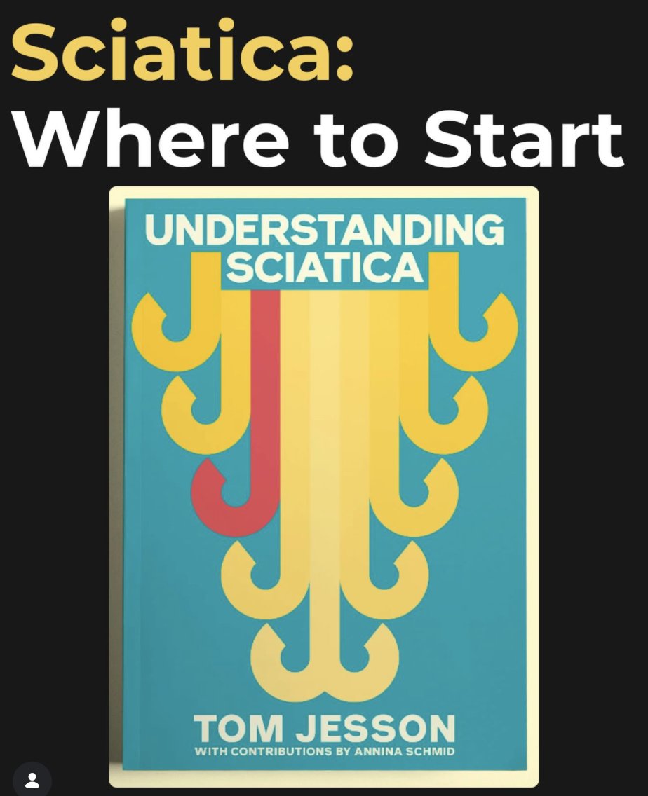clapperton1a's tweet photo. If you’re looking for a starting place to learn more about Sciatica, I’d highly recommend reading Tom Jesson’s book.
https://t.co/migHhcAvJ5 https://t.co/n9OdMcQRJx