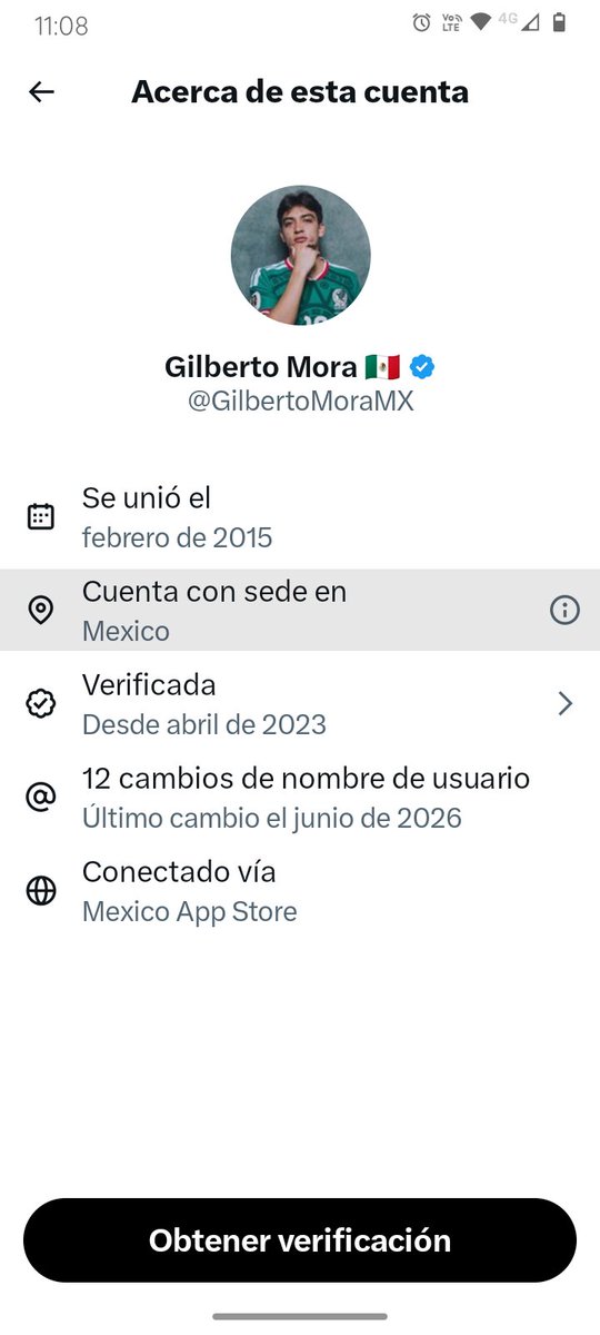 MSEQUEYRO's tweet photo. Mucha gente es engañada fácilmente . Piensen , esta cuenta se abrió en el 2015 cuando Mora era aún más bb y cambio su nombre ayer y si muchísimos lo empezaron a seguir https://t.co/DYxF87AjI4